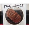Image 2 : 3 x 1966 Canadian Pennies, 3 x 2000 Canadian Pennies, and 2005 Canadian Victory Nickel