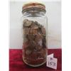 Image 1 : 5.6LB Jar of Canadian Pennies