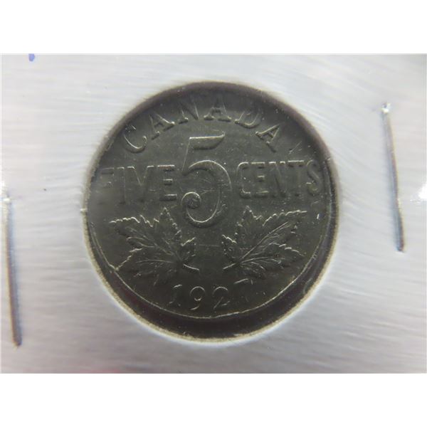 Set of 4 Canadian Nickels: 1922, 1927, 1929, 1931