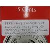 Image 9 : Canadian 5¢ Coin Book, 1922–2012, Complete Set Including 1942, 1947 M.L., 1951 Commemorative, 1975
