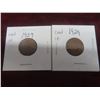 Image 1 : 2 1929 Canadian Small Cent Coins
