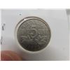 Image 2 : 5 Canadian 5¢ Coins – George V – 1923, 28, 31, 32, 36