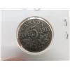Image 8 : 5 Canadian 5¢ Coins – George V – 1923, 28, 31, 32, 36