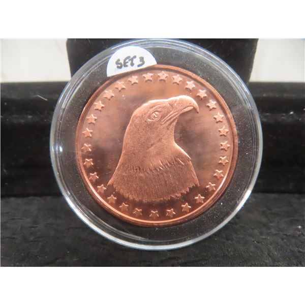 Eagle Head 1 oz .999 Copper Coin