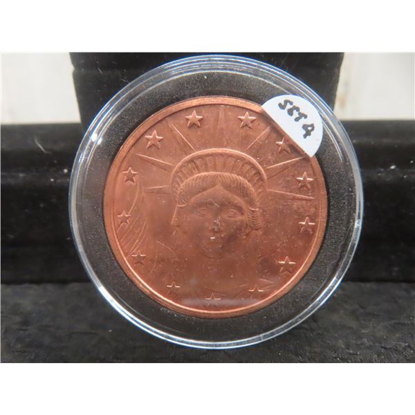 Statue of Liberty 1 oz .999 Copper Coin
