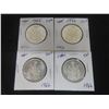 Image 1 : 4 1966 Canadian 50¢ Coins