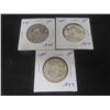 Image 1 : 3 Canadian 1944 50¢ Coins