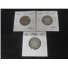 Image 1 : 3 Canadian 25¢ Coins – 1930, 1931, 1936