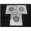 Image 1 : 3 Canadian 25¢ Coins – 1935, 1934?, 1936?