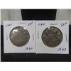 Image 1 : 2 Canadian 50¢ Coins – 1940, 1943