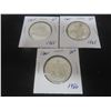 Image 1 : 3 Canadian 50¢ Coins – 1965, 1965, 1966