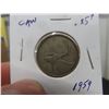 Image 2 : 5 Canadian 25¢ Coins – 1958, 1959, 1940, 1940, 1944
