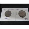 Image 1 : 2 Canadian Large 1¢ Coins – 1888 and 1884