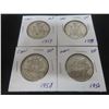 Image 1 : 4 Canadian 50¢ Coins – 1958, 1956, 1959, 1959