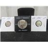 Image 1 : 1964 U.S. Kennedy Half Dollar and 2 U.S. 10¢ Coins – 1957, 1961
