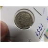 Image 7 : 1964 U.S. Kennedy Half Dollar and 2 U.S. 10¢ Coins – 1957, 1961