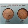 Image 4 : Canadian 25¢ Coin Book – 1937–1965 – Qty 10