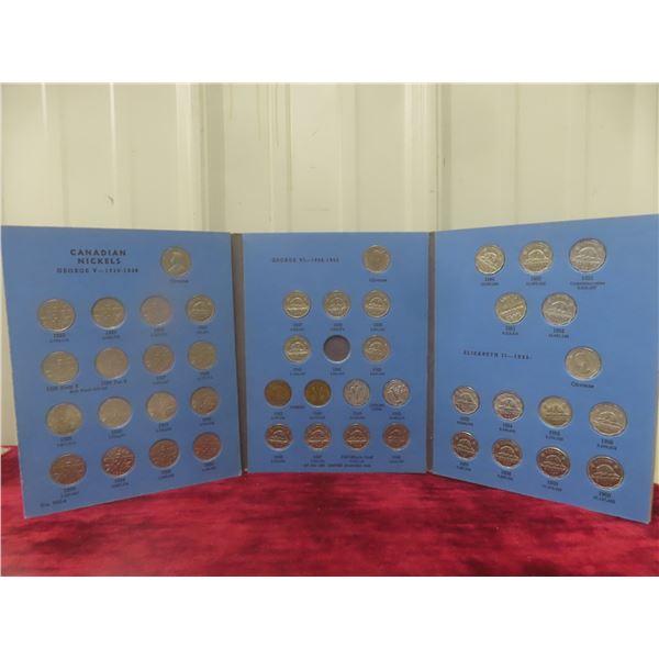 Canadian 5¢ Coin Book – 1922–1960 (Missing 1941)