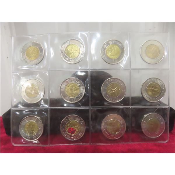 Canadian Commemorative $2 Coin Collection