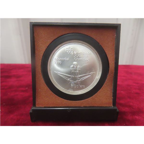 1976 Montreal Olympics Sterling Silver $5 Coin