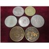 Image 1 : 7 Medallions and Tokens – American Revolution Bicentennial 1977, Queen Elizabeth Silver Jubilee