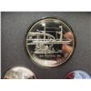 Image 3 : 1991 Canadian Double Dollar Proof Set with 175th Anniversary of the Steamship Frontenac