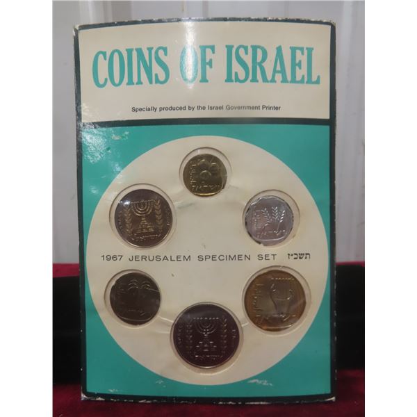 1967 Jerusalem Specimen Coin Set