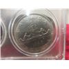 Image 6 : 1967 Sherritt Mint Henry Kelsey Medal Pure Nickel and 1968 Uncirc Can Coin Set (Missing 50¢)