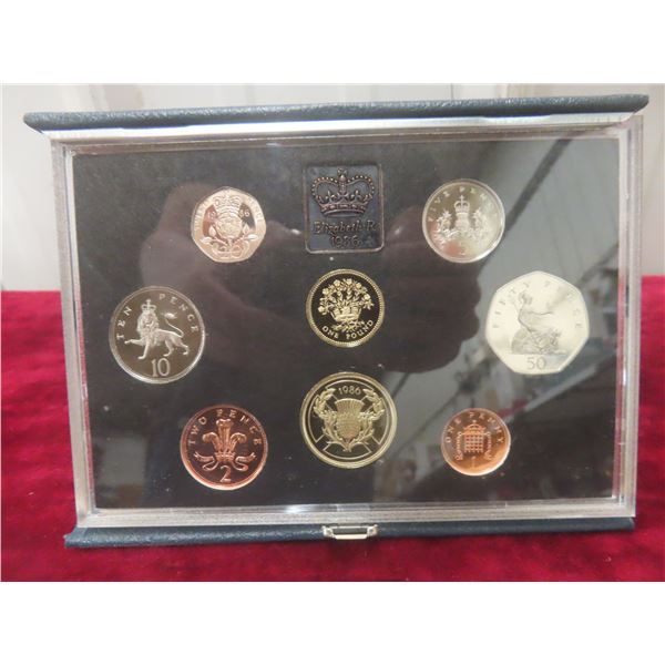1986 U.K. Proof Coin Set
