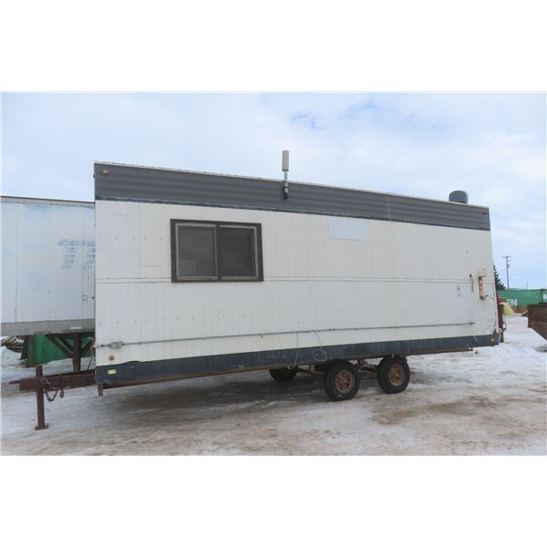 ATCO 24' 2-Room Insulated Portable Office, Air Conditioned, Wired, Tandem, Pintle Hitch