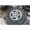 Image 2 : 2 Tires and Rims, 8-Hole Chev Rim, Dunlop 235/75R15