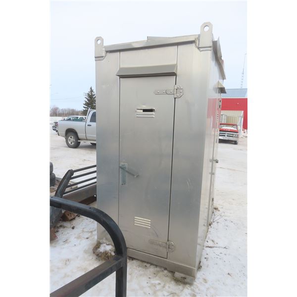 Aluminum Building, 4' x 6' x 8' High