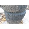 Image 6 : 3 Tires and Rims, 8-Hole, Goodyear Wrangler LT 275/70R18