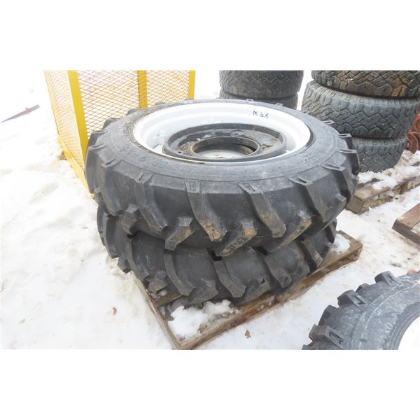 2 Tractor Tires and Rims, 11.2-28