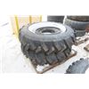 Image 1 : 2 Tractor Tires and Rims, 11.2-28