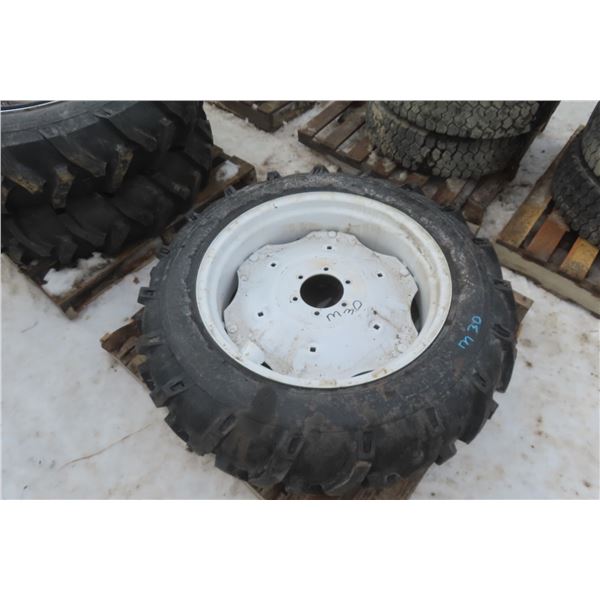 Tractor Tire and Rim, 11.2-28