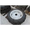 Image 1 : Tractor Tire and Rim, 11.2-28