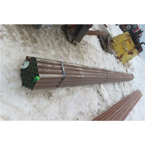 37 Pipes, 20' Long, 2 1/2" Diameter