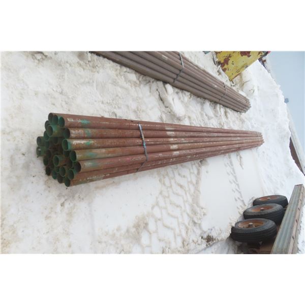 32 Pipes, 20' Long, 2 1/2" Diameter