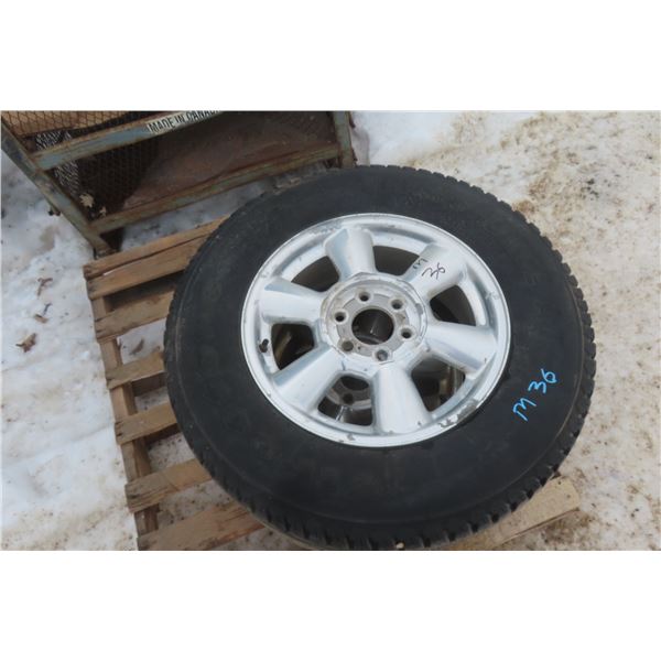 2 Tires and Rims, 8-Hole, Firestone LT 245/70R17