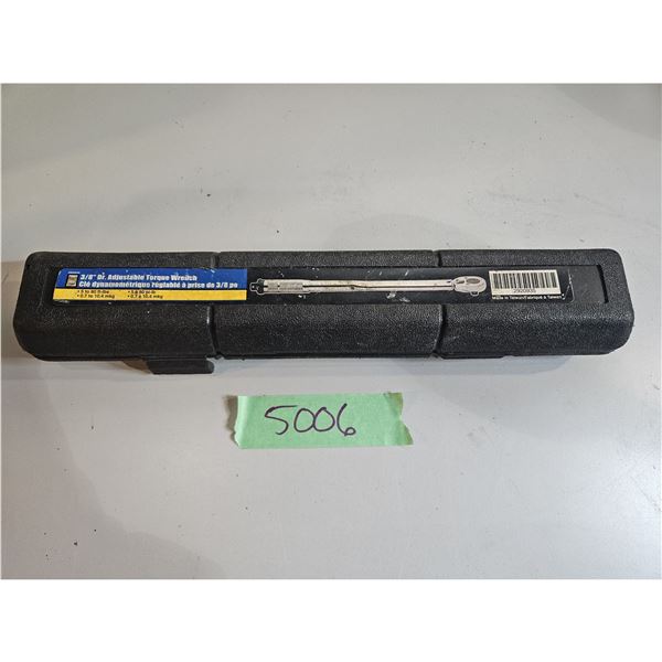 3/8" Dr. Adjustable Torque Wrench 