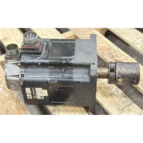 Mitsubishi #HA 103 AC Servo Motor w/#J4AVPOTZG1S Rotary Encoder OSE104