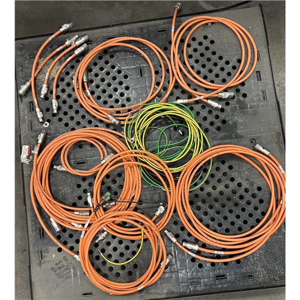 Lot of Misc. Kollmorgen Cables Variety of Sizes