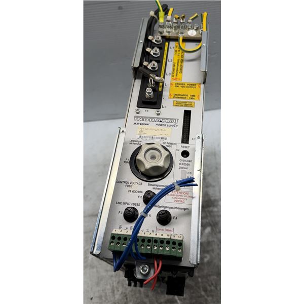 Indramat #KDV 1.3-100-200/300--220 A.C. Servo Power Supply
