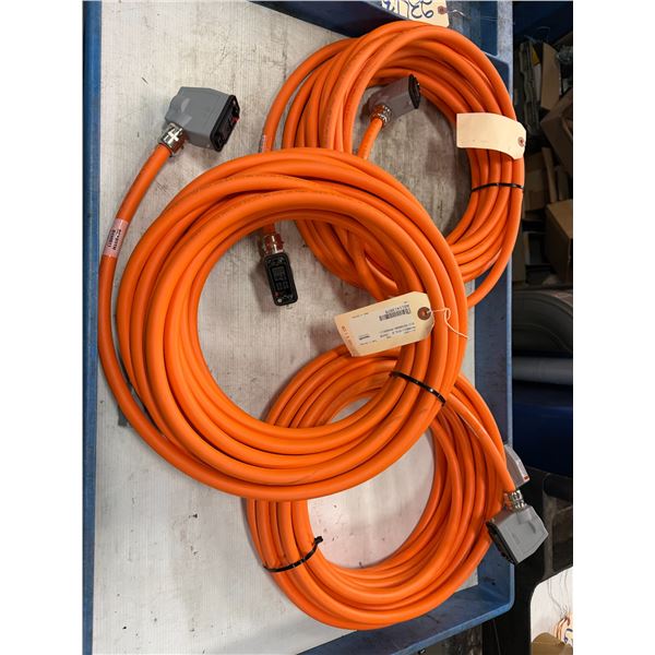 (3) Rexroth #R911413979 / RKH0011 Hybrid Cables Length 16.0m