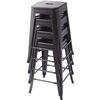 Image 1 : Amazon Basics Metal Bar Stools, 24-Inch Seat Height, Set of 4, Black B08WXLZXCH