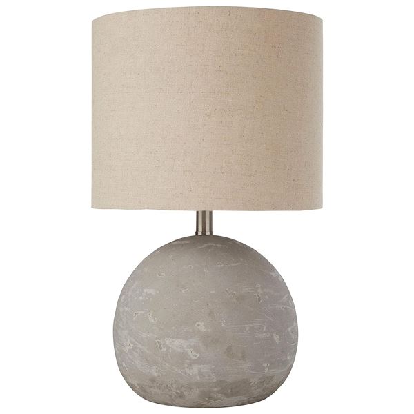 Stone & Beam Industrial Concrete Table Lamp, 16"H, with Bulb, Brown Shade B073755HVV