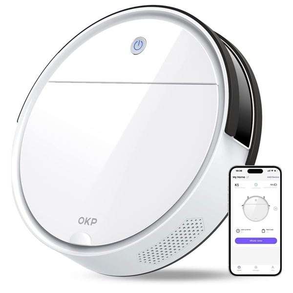 OKP Robot vacuum Cleaner K5 - (Open Box - Content may vary)