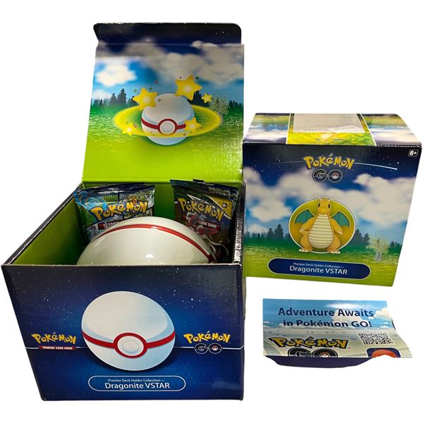 Pokemon TCG Go Premier Deck Holder Collection - Dragonite VSTAR (Approx. R.V. $110)