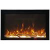 Image 2 : NEW Active Flame Essential Built-In Electric Fireplace, 28-in - R.V. $399.99